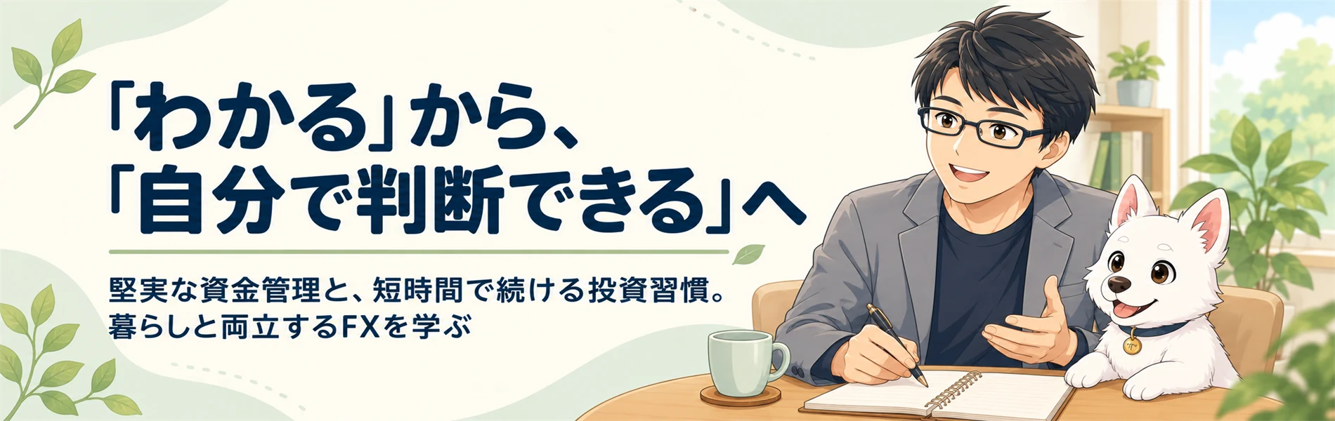 わかるから、自分で判断できるへ。堅実な資金管理と短時間で続ける投資習慣を学ぶ