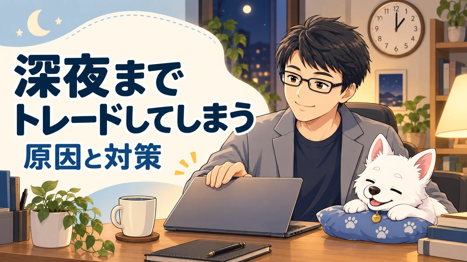 深夜までトレードしてしまう原因と対策