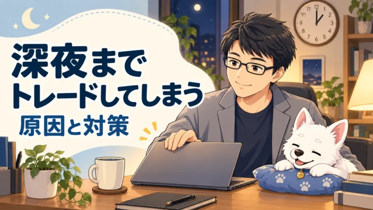 FXで負ける原因⑤「深夜までトレードしてしまう」｜寝不足・ストレス時の3つの対策