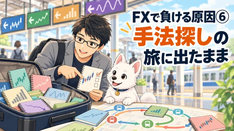 FXで負ける原因⑥「手法探しの旅に出たまま」｜手法ジプシーになる原因と抜け出す対策