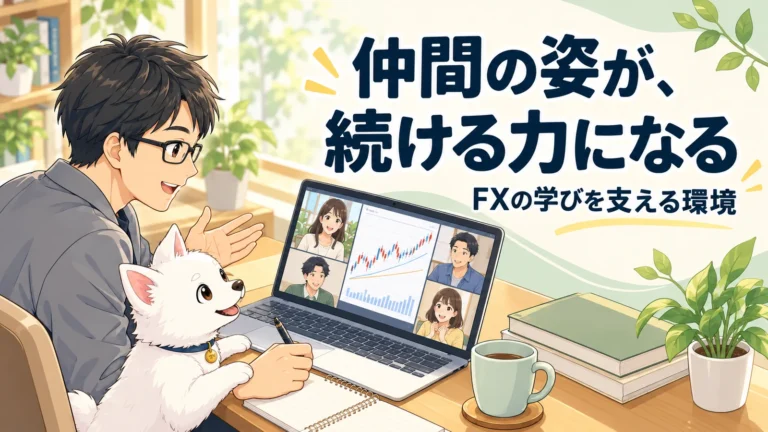 FXの勉強が続かないときに｜仲間と学ぶ環境が支えになる理由